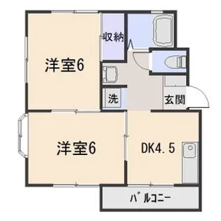 ムーンパレス【3階】の間取り