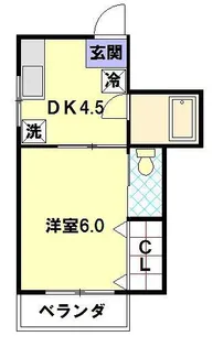 グランヒルズ【4階】の間取り