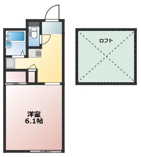 QuatreReves【1階】の間取り