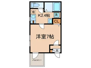 リーヴェルポート川崎塚越【2階】の間取り