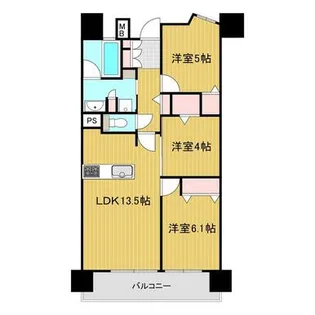 熊本県熊本市西区春日2【マンション】の間取り