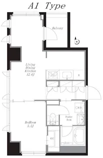 COLLET麻布【2階】の間取り
