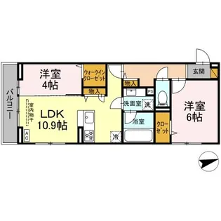 プロスペールE No.1【2階】の間取り