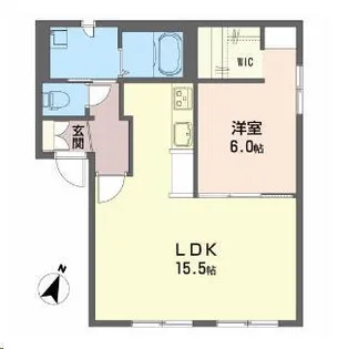 岩手県花巻市不動町1【アパート】の間取り