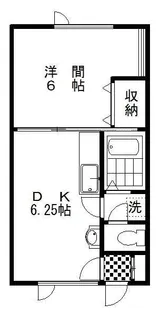 サンライズ山形屋【1階】の間取り