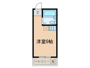 友愛ハイツ【2階】の間取り