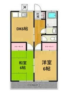 セントラルハイツ【1階】の間取り