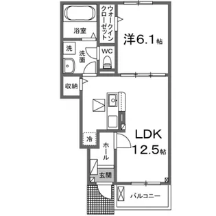 埼玉県加須市睦町2【アパート】の間取り