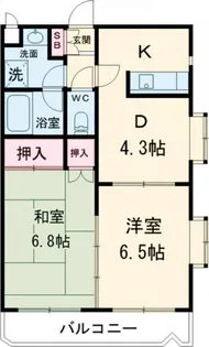 アビタシオン南葛西【2階】の間取り