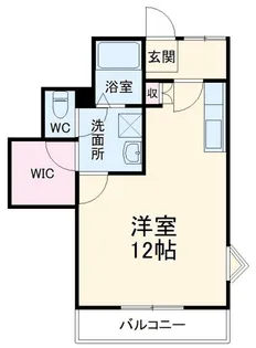 ハイツハーモニー【1階】の間取り