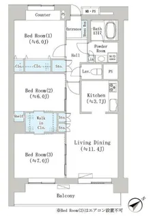 東京都文京区千石1【マンション】の間取り