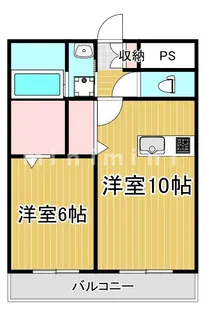 熊本県熊本市南区近見2【マンション】の間取り