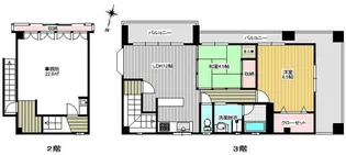 東京都北区東十条4【一戸建】の間取り