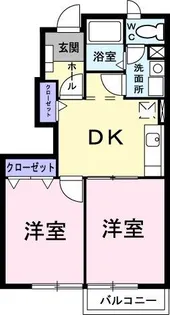 BREEZEHOUSEUSUI【1階】の間取り