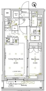 ARKMARK東大井【1階】の間取り