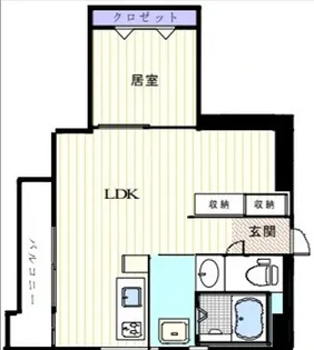 ローヤル若葉【1階】の間取り