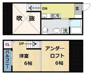 クレアシオン【2階】の間取り
