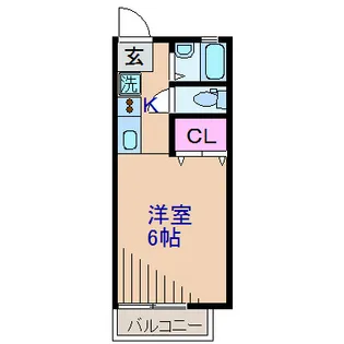 レジデンス八千代【1階】の間取り