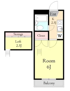 クレストルーム【2階】の間取り