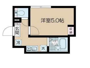 フェリーチェ小竹向原【1階】の間取り