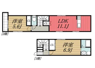 千葉県千葉市中央区蘇我3【一戸建】の間取り