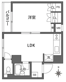 東京都荒川区東日暮里5【マンション】の間取り