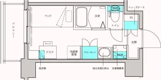 キャンパスヴィレッジ元住吉テラス【2階】の間取り