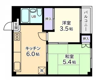 大町東1丁目 紀陽ビル【3階】の間取り