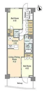神奈川県川崎市高津区下作延4【マンション】の間取り