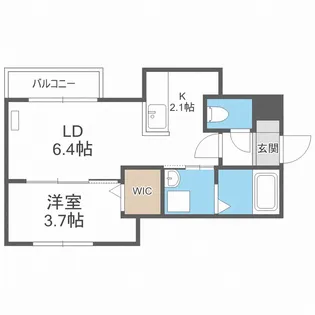 RAFIO N26【1階】の間取り