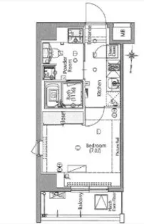 プレセダンヒルズ三ノ輪【2階】の間取り