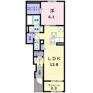 ヴィラ・アリーエ V【1階】の間取り