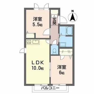 セフィラメント一色 A棟【2階】の間取り