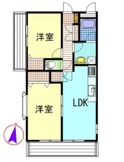 ウィステリア五番館【2階】の間取り