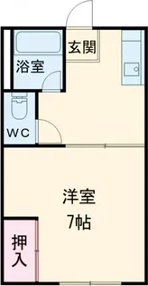 小金井ハイツA・B【1階】の間取り