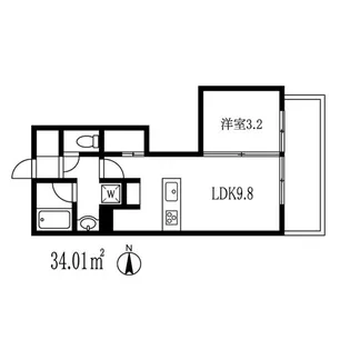 コディア八幡山【7階】の間取り