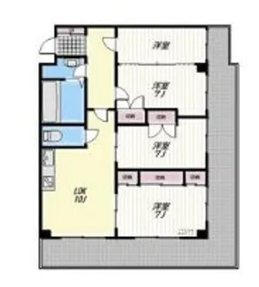 東京都練馬区東大泉3【マンション】の間取り