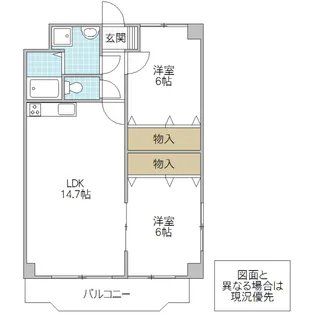 メゾン・モンシェリー【2階】の間取り