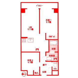 ノトスビル【5階】の間取り