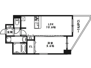 Ts Garden【9階】の間取り