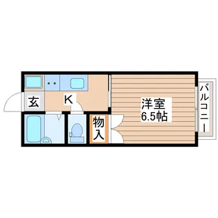 スカイアーク青葉【1階】の間取り