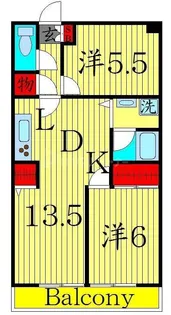 綾東ヴィレッジ壱番館【7階】の間取り