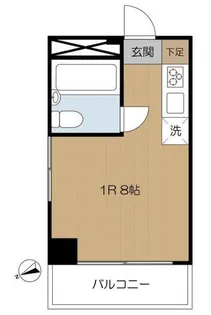 シャローム東中野【3階】の間取り