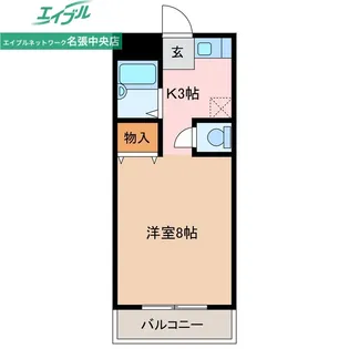 カーサ・グロリアス【2階】の間取り