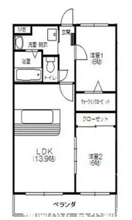 パロスコート【2階】の間取り