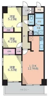 東京都墨田区石原1【マンション】の間取り