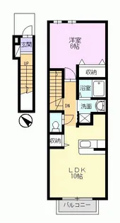 アステア【2階】の間取り