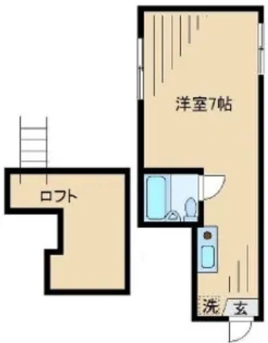 フロンティア【1階】の間取り