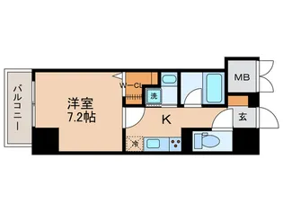 フローレス東中野【7階】の間取り
