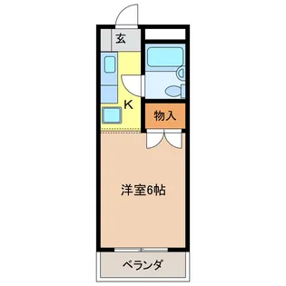 リズスクエア 南棟【1階】の間取り